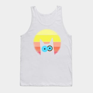 Chopin the cat (sunset) Tank Top